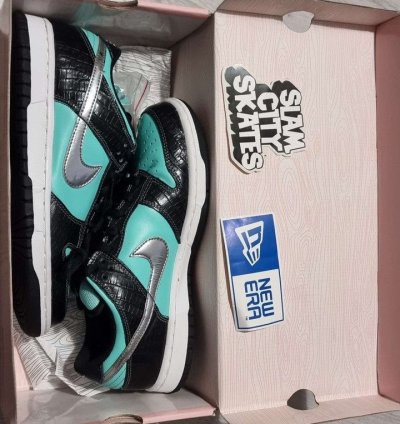 Nike Sb Dunk Low Diamond Supply Co Tiffany