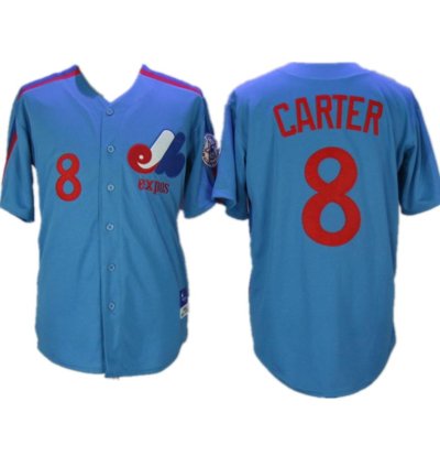 Montreal Expos Gary Carter Royal Throwback Jersey