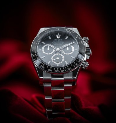 Rolex Daytona Reverse Panda Black Dial 40mm 126500ln Box Papers Mint Condition 2024