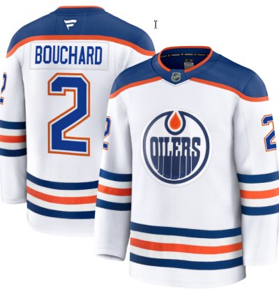 Mens Evan Bouchard Jersey 2 Edmonton Oilers 2025 Premium Away All Stitched