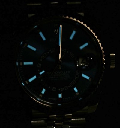 Rolex Sky-dweller Mint Complete Set Sky-dweller Blue Dial Jubilee 42mm Stainless Steel 336934