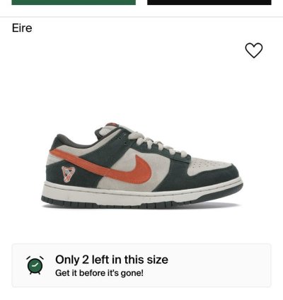 Nike Sb Dunk Low Eire Size 10 5