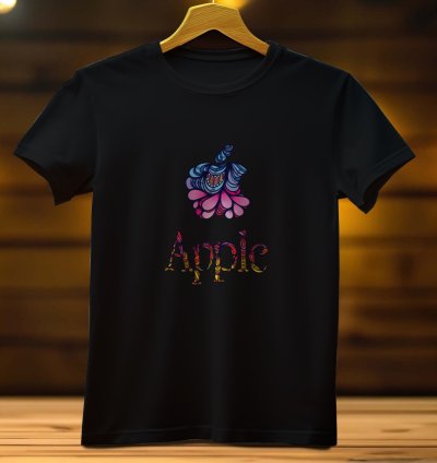 Aple Logo Mens Tshirt Size Usa