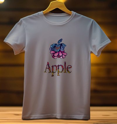 Aple Logo Mens Tshirt Size Usa