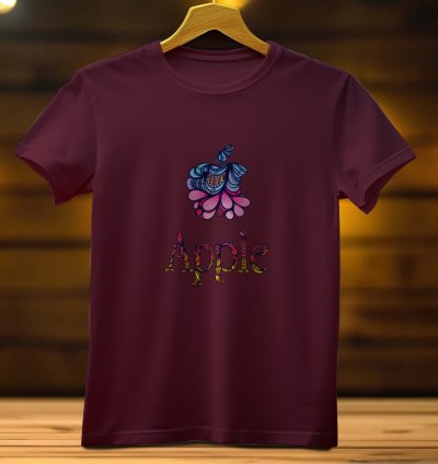 Aple Logo Mens Tshirt Size Usa