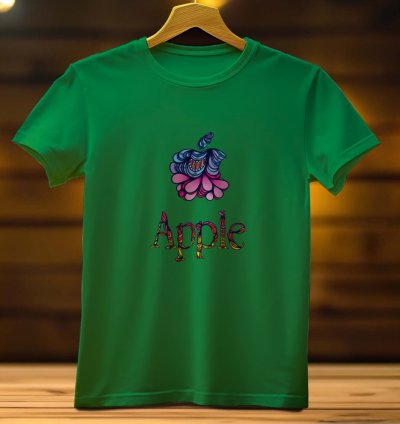 Aple Logo Mens Tshirt Size Usa