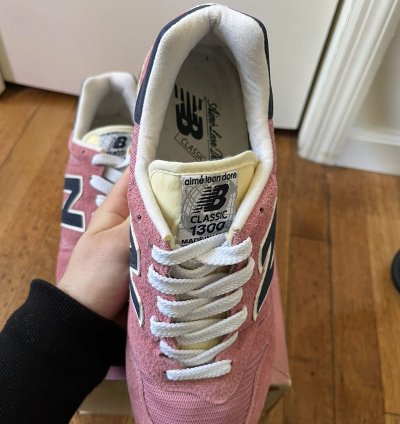 Ald New Balance 1300 Made In The Usa In Pink Suede