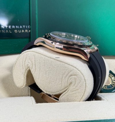 Rolex Daytona Rose Gold - Oysterflex - Chocolate - Unworn Box And Papers