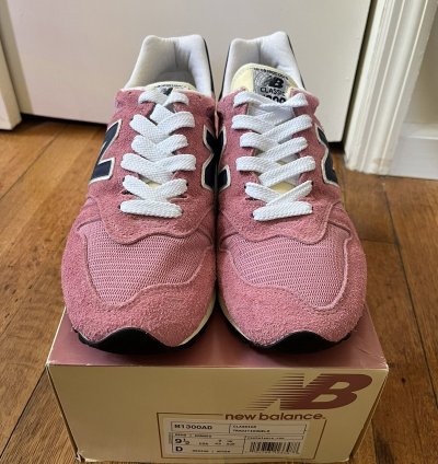 Ald New Balance 1300 Made In The Usa In Pink Suede