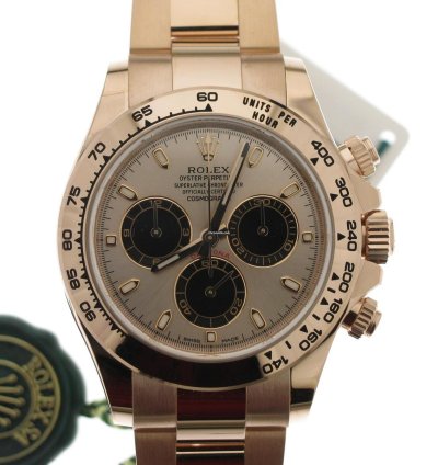Rolex Daytona Rose Gold 18kt Sunburst Dial 116505