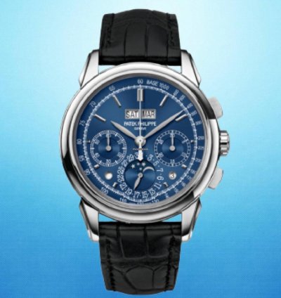 Patek Philippe Perpetual Calendar Chronograph 5270g-014 Blue Perpetual Calendar Chronograph