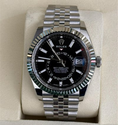 Rolex Sky-dweller Nero Nuovo 2025 Full Set Con Documenti Scatola Rolex