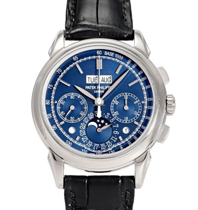 Patek Philippe Perpetual Calendar Chronograph 5270g-014 Manual Winding White Gold Good