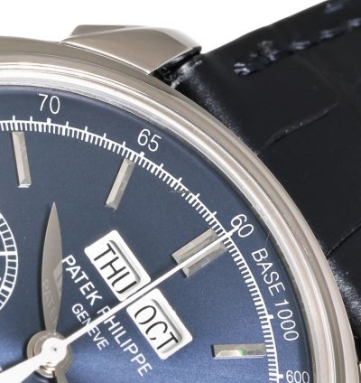 Patek Philippe Perpetual Calendar Chronograph 5270g-014 Manual Winding White Gold Good
