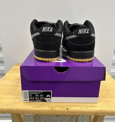 Nike Sb Dunk Low Fog Sz 11 Bq6817-010 New Skateboarding