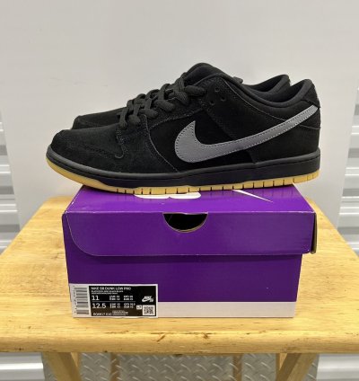 Nike Sb Dunk Low Fog Sz 11 Bq6817-010 New Skateboarding