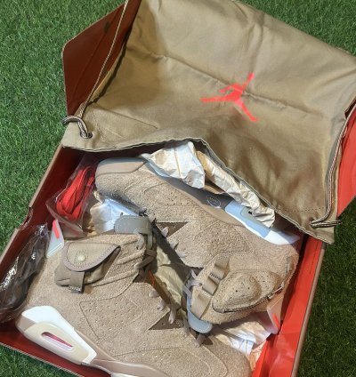 Jordan 6 Travis Scott Khaki