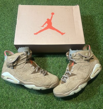 Jordan 6 Travis Scott Khaki