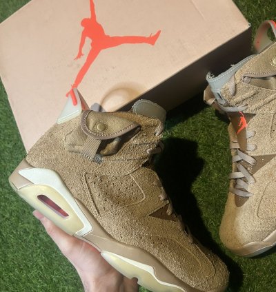 Jordan 6 Travis Scott Khaki