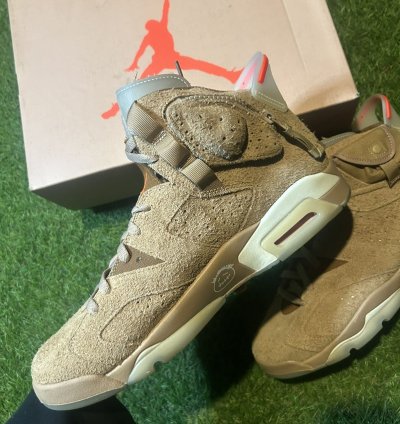 Jordan 6 Travis Scott Khaki