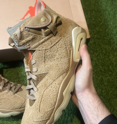 Jordan 6 Travis Scott Khaki