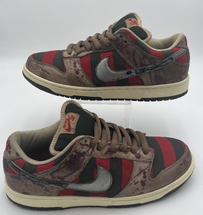 Nike Sb Dunk Low Freddy Krueger Rare Sample Size 9 Used