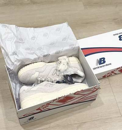 Ald New Balance 550 Basketball Oxfords Grey Size 9