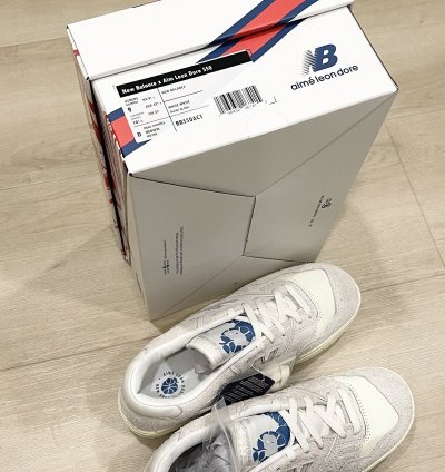 Ald New Balance 550 Basketball Oxfords Grey Size 9