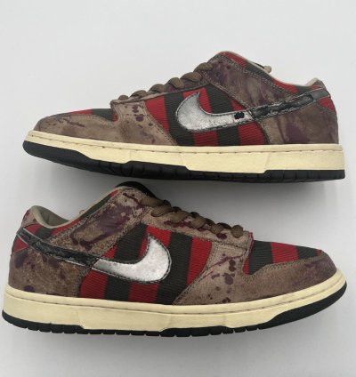 Nike Sb Dunk Low Freddy Krueger Rare Sample Size 9 Used