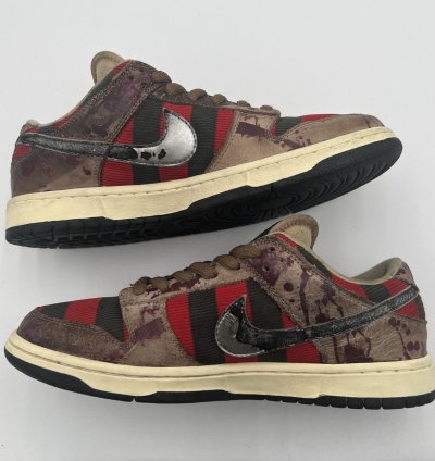Nike Sb Dunk Low Freddy Krueger Rare Sample Size 9 Used