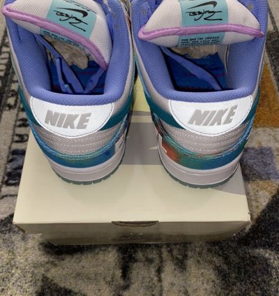 Nike Sb Dunk Low Futura Laboratories Bleached Aqua