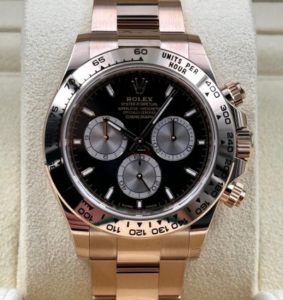 Rolex Daytona Rose Gold Black Dial 126505 Unworn 2024