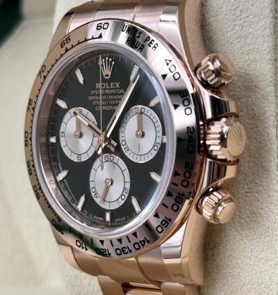 Rolex Daytona Rose Gold Black Dial 126505 Unworn 2024