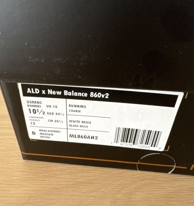 Ald New Balance 860 V2