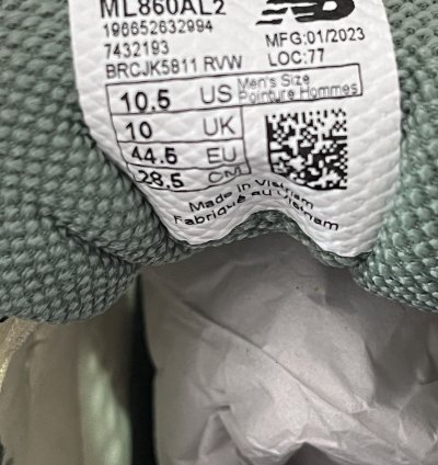 Ald New Balance 860 V2 Green