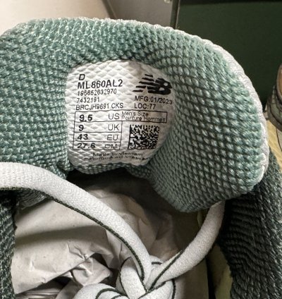 Ald New Balance 860 V2 Green White