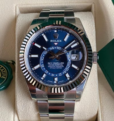 Rolex Sky-dweller New 2022 Sky-dweller 326934 Blue Oyster