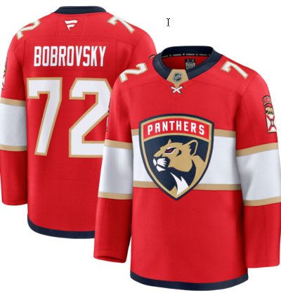 Mens Sergei Bobrovsky Jersey 72 Florida Panthers 2025 Premium All Stitched