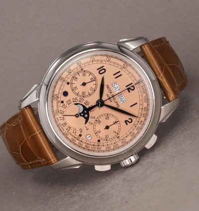 Patek Philippe Perpetual Calendar Chronograph 5270p-001 Salmon Dial