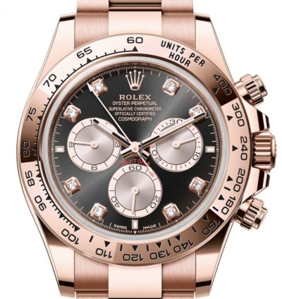 Rolex Daytona Rose Gold Black Diamond Dial 126505 Unworn 2024