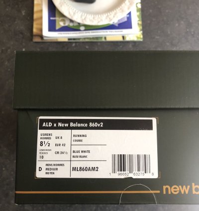 Ald New Balance 860v2 - In Hand