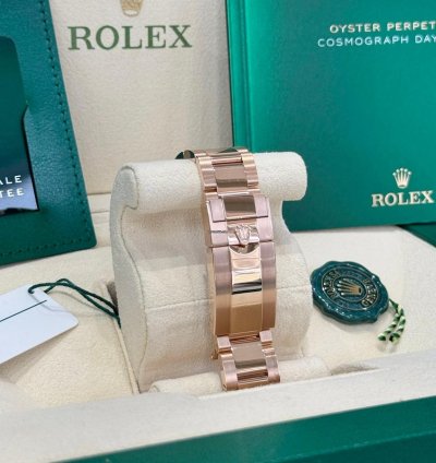 Rolex Daytona Rose Gold Black Diamond Dial 2024