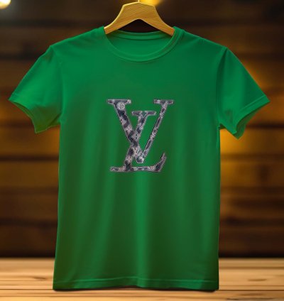Lv Louis Vuitton Logo Mens Tshirt Size Usa