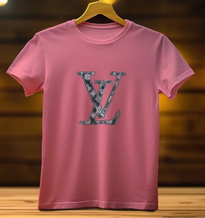 Lv Louis Vuitton Logo Mens Tshirt Size Usa