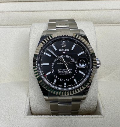 Rolex Sky-dweller New 2023 Unworn Sky Dweller Black Dial Oyster 42mm 326934