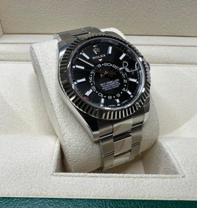 Rolex Sky-dweller New 2023 Unworn Sky Dweller Black Dial Oyster 42mm 326934