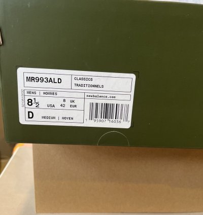 Ald New Balance 993 Beef And Broccoli