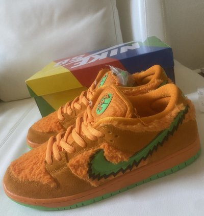 Nike Sb Dunk Low Grateful Dead Orange Ftc Sf