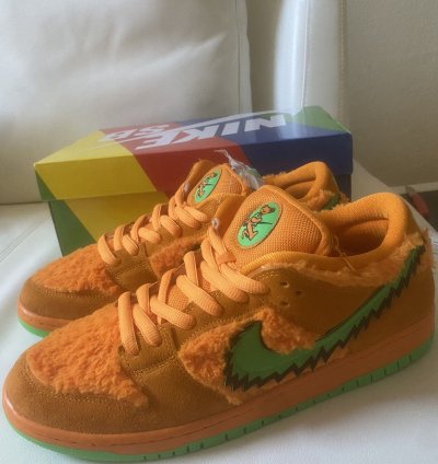 Nike Sb Dunk Low Grateful Dead Orange Ftc Sf