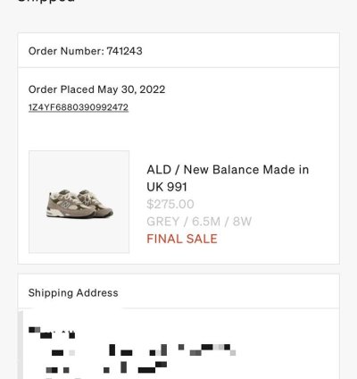 Ald New Balance Made In Uk 991